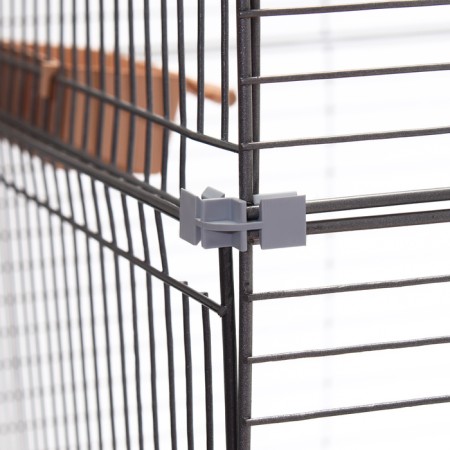 Birds Cage "Pigzon" No. 104-B, collapsible, 2 sections, 58 x 40 x 88 cm, beige-15