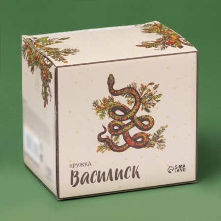 Новогодняя кружка Доляна «Василиск», 400 мл, 11,6×8,5×10,2 см-2