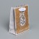 Craft vertical “Gold” package, S 12 x 15 x 5.5 cm, New Year
