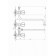 FAUZT FZS-511-17 bathtub mixer, two-wound, long spout, shower set, chrome