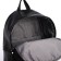 Youth backpack of artificial leather with lightning, 4 pockets, black color