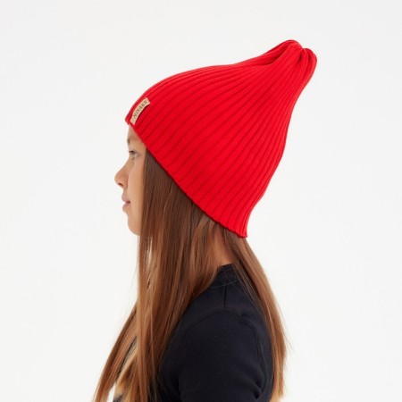 Children's hat minku rr 56-58, color red-1