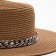Women's hat minku beige color, size 56-58