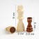 Board game 3 in 1 "Safari": chess, checkers, backgammon, wood, 50 x 50 cm