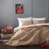 Software "Soft": a cover of 250 x 270 cm, pillowcase 40 x 60 cm - 2 pcs, the color is dark - beige