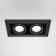 The built-in lamp Technical DL008-2-02-B, 2x50W, 24.5x12.6x7.2 cm, GU10, Black Color Black
