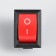 Keyboard switch without backlighting, red