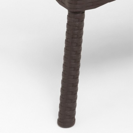 Rattan Ola Dom table square, brown, 75.5 x 76 x 74.5 cm-2
