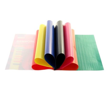 Colored paper A4, 8 sheets, 8 colors of "graphics", coated, bilateral, on the bracket-1