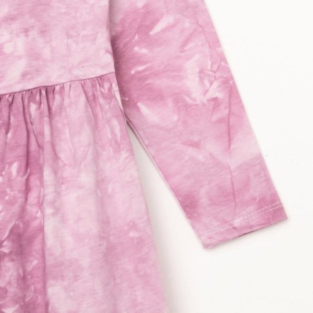 Платье детское KAFTAN "Dream" р.30 (98-104), лиловый тай-дай-9
