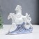 Souvenir Ceramics "Benching of Arab Hills" White with gold 16 cm
