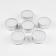 A set of tea candles, 3.8x1.6 cm, 3.5 hours, 12 g, 6 pieces, white