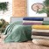 Bedspread, size 160x220 cm, green color