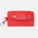 Key on the buttons, length 11 cm, 7 carabiners, red color