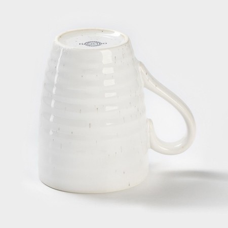Porcelain mug Magistro Urban, 320 ml, white color-2