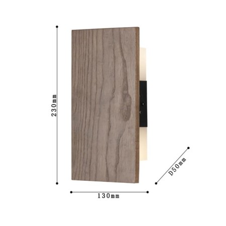 Wall lamp Slot 130 mm, 50 mm, LED 6W-2