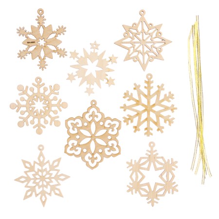 New Year's blanks for creativity "New Year! Snowflake set "-1