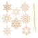 New Year's blanks for creativity "New Year! Snowflake set "