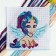 Cross -stitching "Fairytale unicorn", set for creativity, 15 x 15 cm