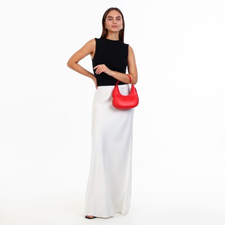 Women's bag with lightning, red color-7