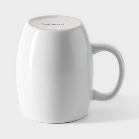 Mug ceramic shares "Classic", 680 ml, 14 × 10 × 12.6 cm, white color-3