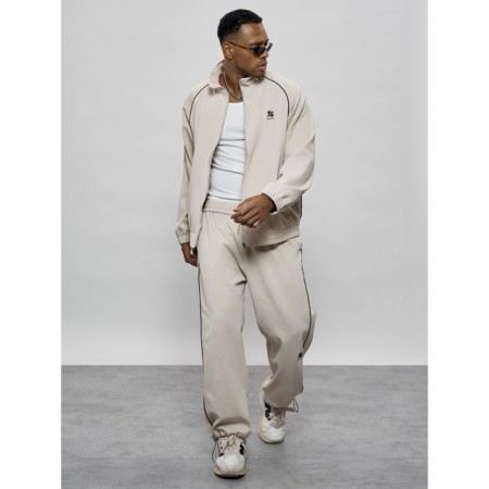 Sports suit men's, size 56, beige color-19