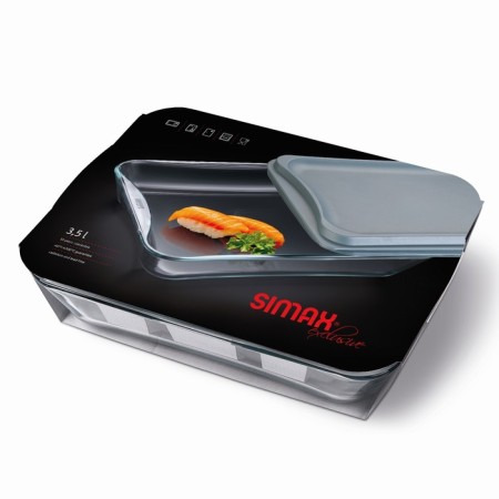 SIMAX tray, with handles, with a lid, 3.5 l-1