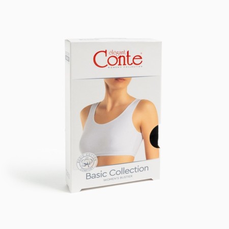 Bustier (top) female, black color, size 48-7