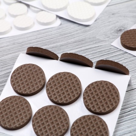 Laying furniture round tundra, d = 25 mm, 18 pcs., Polymer, brown-7