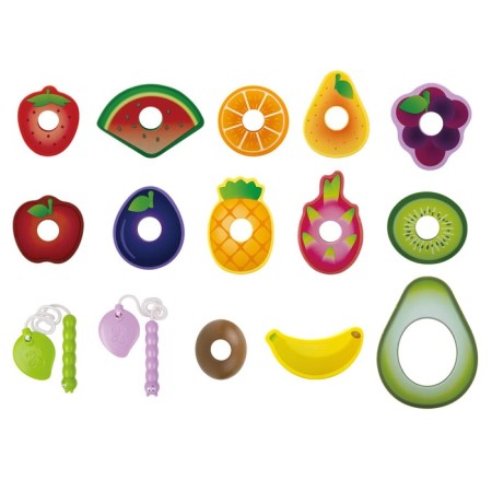 Wooden lacing "Funny caterpillars", 14 items-3