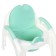 Pot - a chair with a lid, the color is light blue