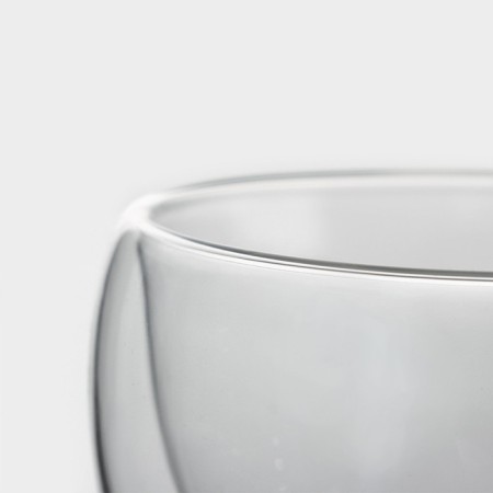 Glass mug with double walls Magistro “Lidi. Duo ", 200 ml, 12 × 9.5 × 6.5 cm-3