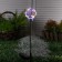 Garden lamp on the sunny battery "Shar", 70 cm, 20 LED, glow of multi