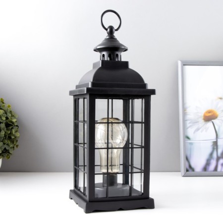 The nightlight "Light and fireflies" is black from batteries 35x13.5x13.5cm Risalux