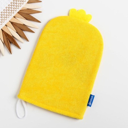 Baby washcloth for swimming "duckling", mittens, from Mahra-3