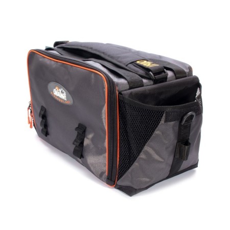 Bag fishing ranshot Lure Bag XL, 40x28x24 cm, color gray + 5 boxes Luno 28-4