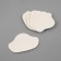 A set of patch for repairing shoes, leatherette, adhesive, 6 pcs, white color, white
