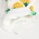 Women's socks shortened "pineapple", white color, size 23-25 ​​(36-40)