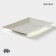 Porcelain dessert plate Magistro "Tandy", 20 × 16 cm, white color