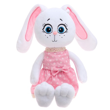 Soft toy "Bunny Emmy in a dress", 25 cm