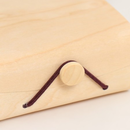 Casket wood under painting Square "Subtry Sheet" 9x9x4.5 cm-1