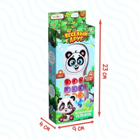Telephone Musical "Funny Friend", lighting effects, Russian voice acting, works from batteries-5