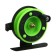 Inertial coil, metal plastic, diameter 5 cm, guide fishing lines, black-salad, 601d