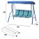 Swing Garden "Cosiness" Blue, 170 x 150 x 110 cm, maximum load 210 kg