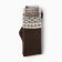 New Year. Women's golfs from Mongolian wool, chocolate color with a pattern, river 36-42
