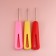 Awl sewing, with hook, d = 2 mm, 14 × 3 cm, blade 4.5 cm, color mix