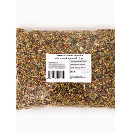 Herbal Napting for a bath, sauna and cedar barrel "Eastern grass collection", 1 kg-7
