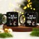 New Year! Homeleon mug New Year ceramic “Everything will come true!”, 350 ml, black color