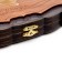 Wooden backgammon large, board game "Leo", carved, 45 x 45 cm