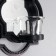 Climber Wall glass per 1 candle "Reflection" set 2 pcs D-4 cm black 8x20x20.5 cm